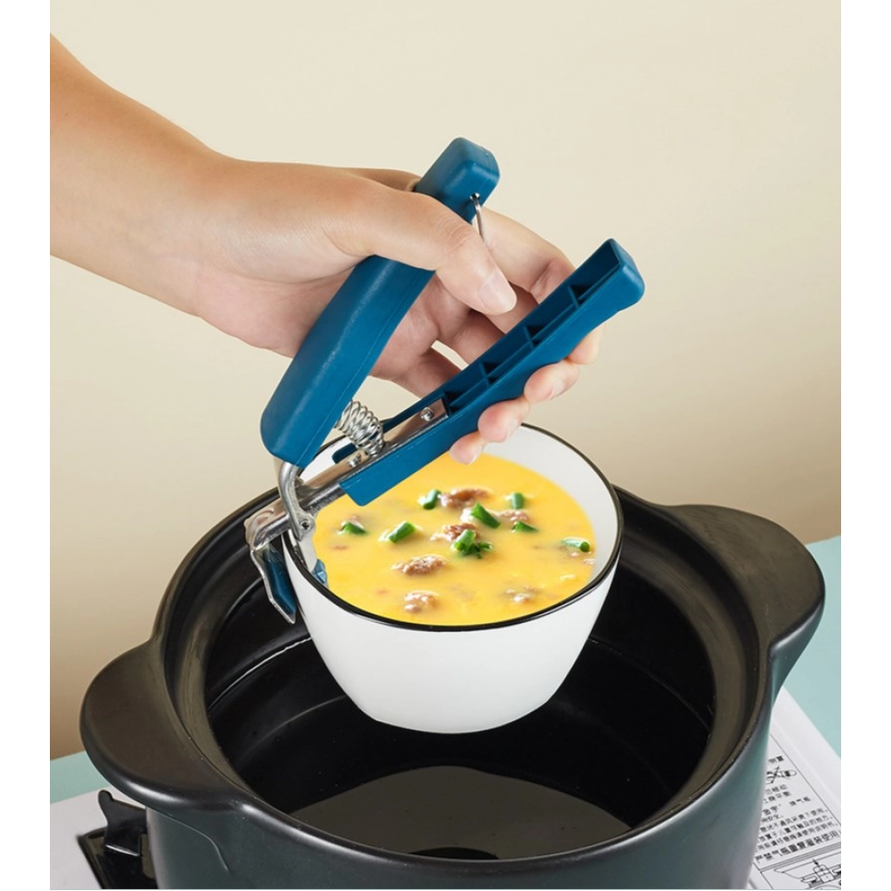 Anti-scalding Clip Dish Clamp Steamer Gripper Silicone Gloves Microwave Oven Tray Non-Slip Pan Gripper Clip Kitchen Accessories