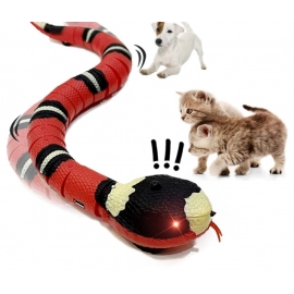 Smart Sensing Snake USB Charging Accessories Kitten Toys Interactive Cat Toys Automatic Toys For Cats for Pet Dogs Game Play Toy