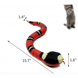Smart Sensing Snake USB Charging Accessories Kitten Toys Interactive Cat Toys Automatic Toys For Cats for Pet Dogs Game Play Toy