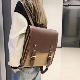 Girl Backpack Retro Versatile Large Capacity Student School Bag Computer Bag Forest Department Wholesale New